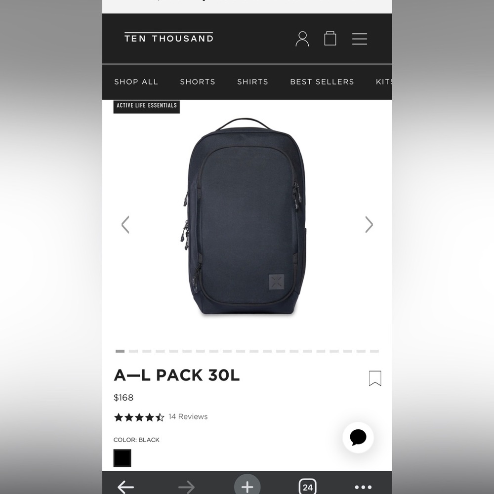 Ten Thousand A-L 30L training backpack